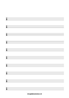 Cliff Smith Guitar Lessons, thumbnail and link for free Blank TAB paper 4 line bass-ukulele