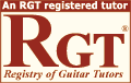 Registered guitar tutor