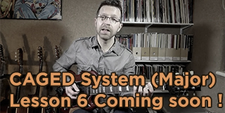 thumbnail CAGED system lesson 6 coming soon