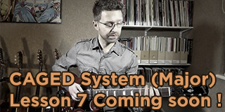 thumbnail CAGED system lesson 7 coming soon