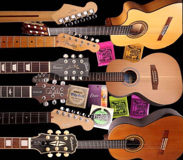 guitars and guitar strings