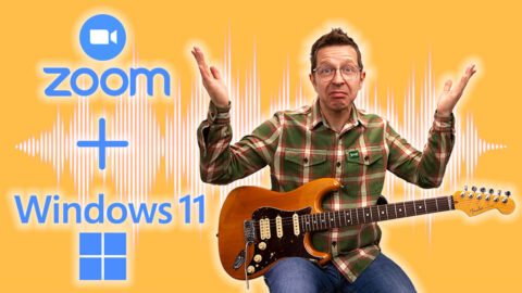 How to fix sound problem in Zoom music lessons Windows 11